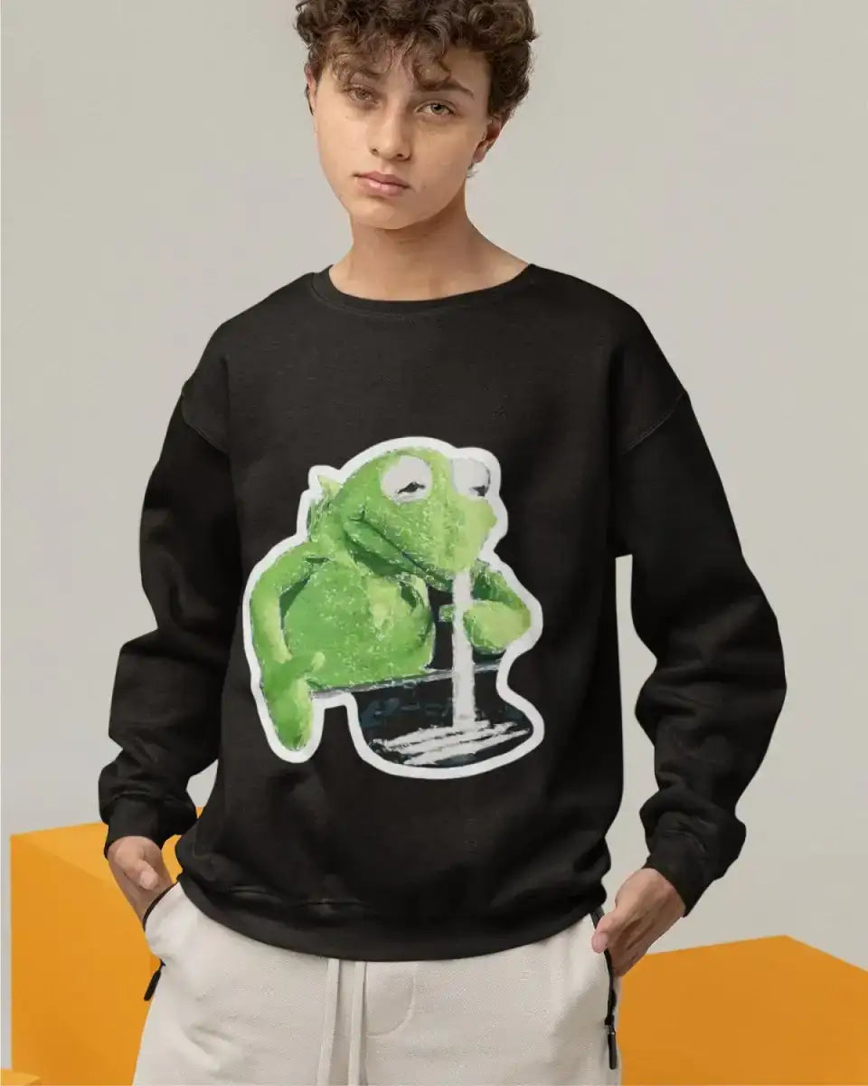 S114 - Sweatshirt - Snort Frog - Funny Outfits