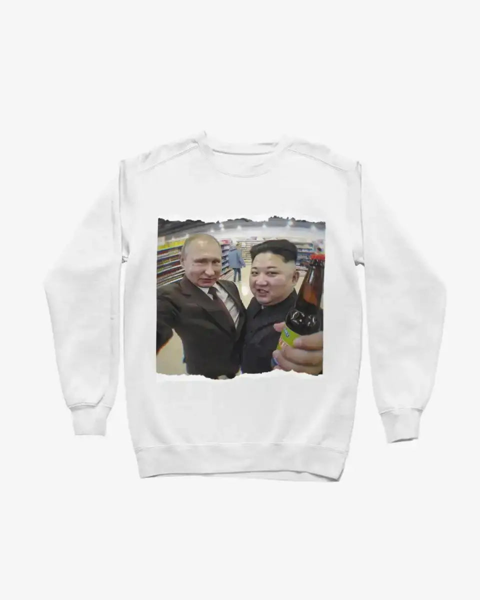S304 - Sweatshirt - Putin & Kim Cheers - Funny Outfits
