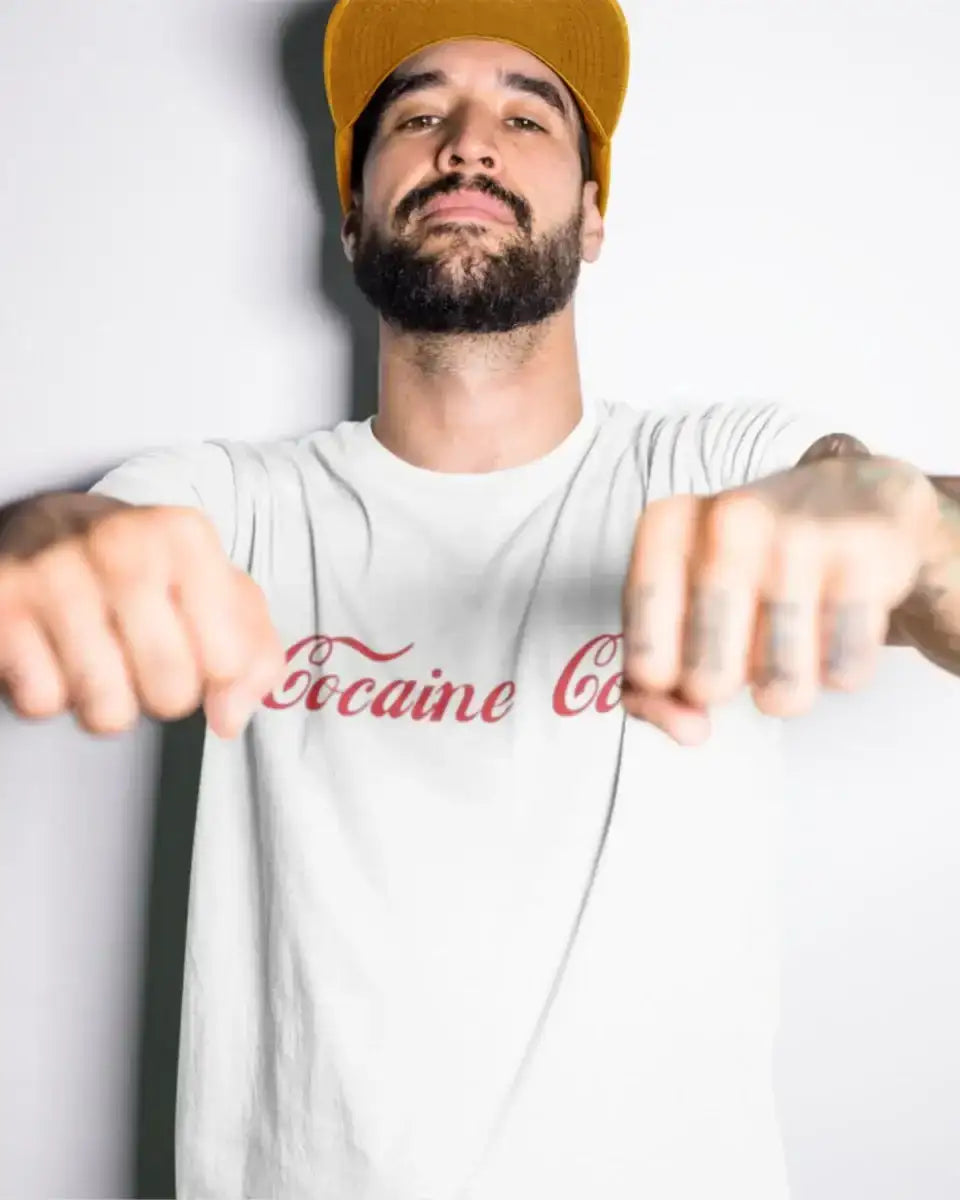T105 - T-shirt - Cocaine - Funny Outfits