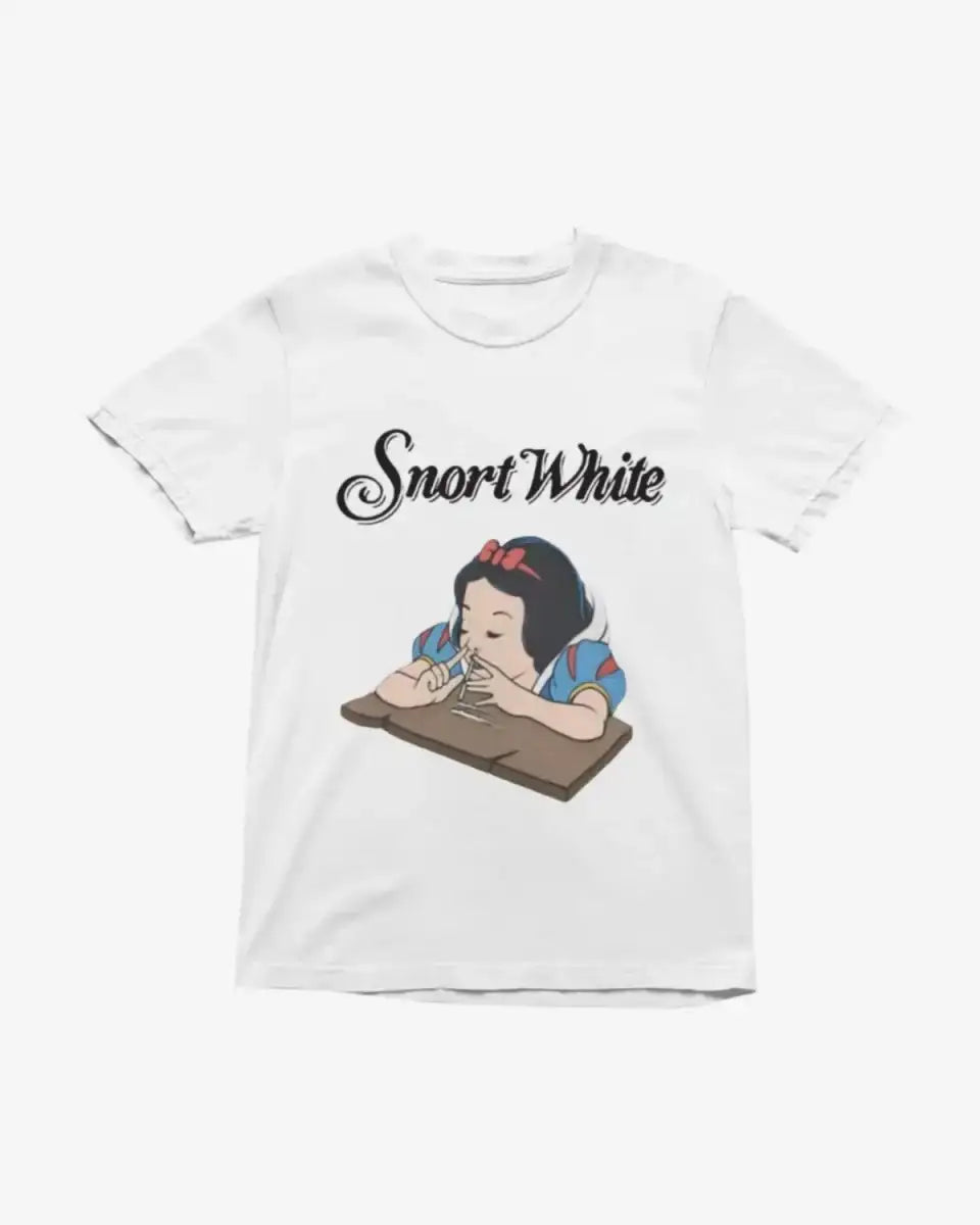 T115 - T-shirt - Snort White - Funny Outfits