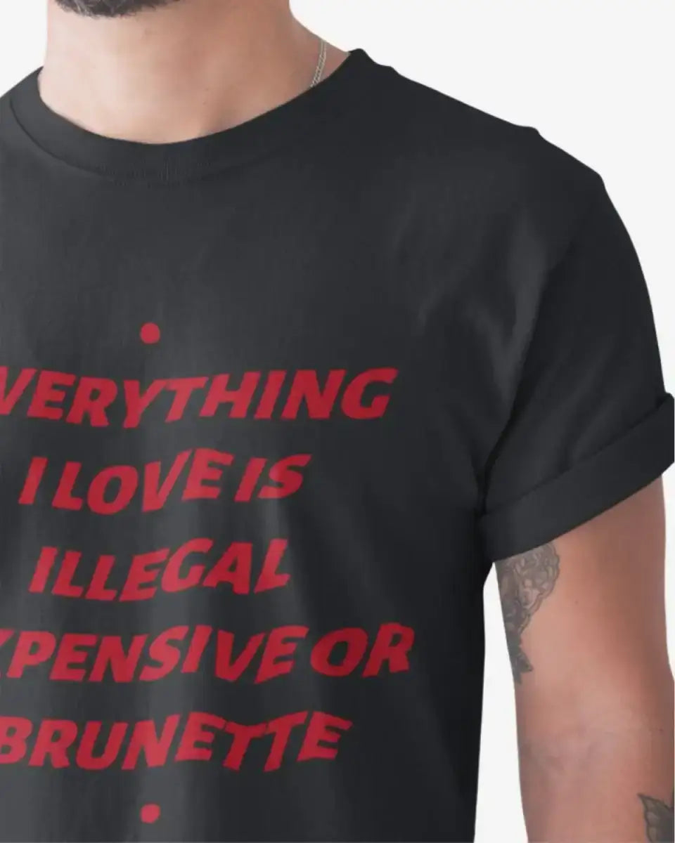 T209 - T-shirt - Illegal Love - Funny Outfits
