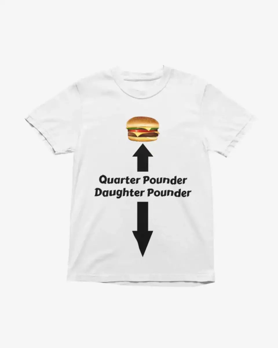 T215 - T-shirt - Quarter Pounder - Funny Outfits