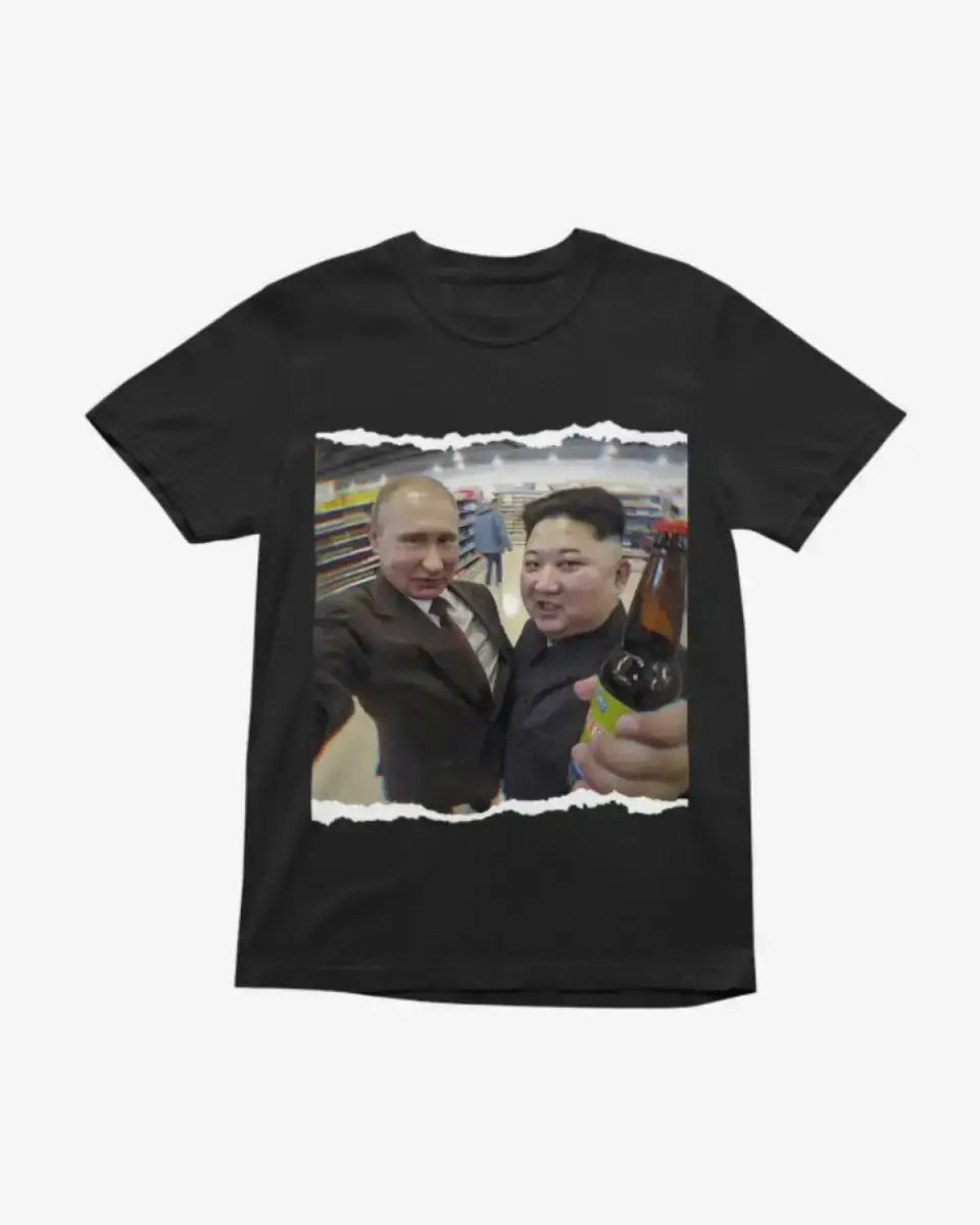 T304 - T-shirt - Putin & Kim Cheers - Funny Outfits