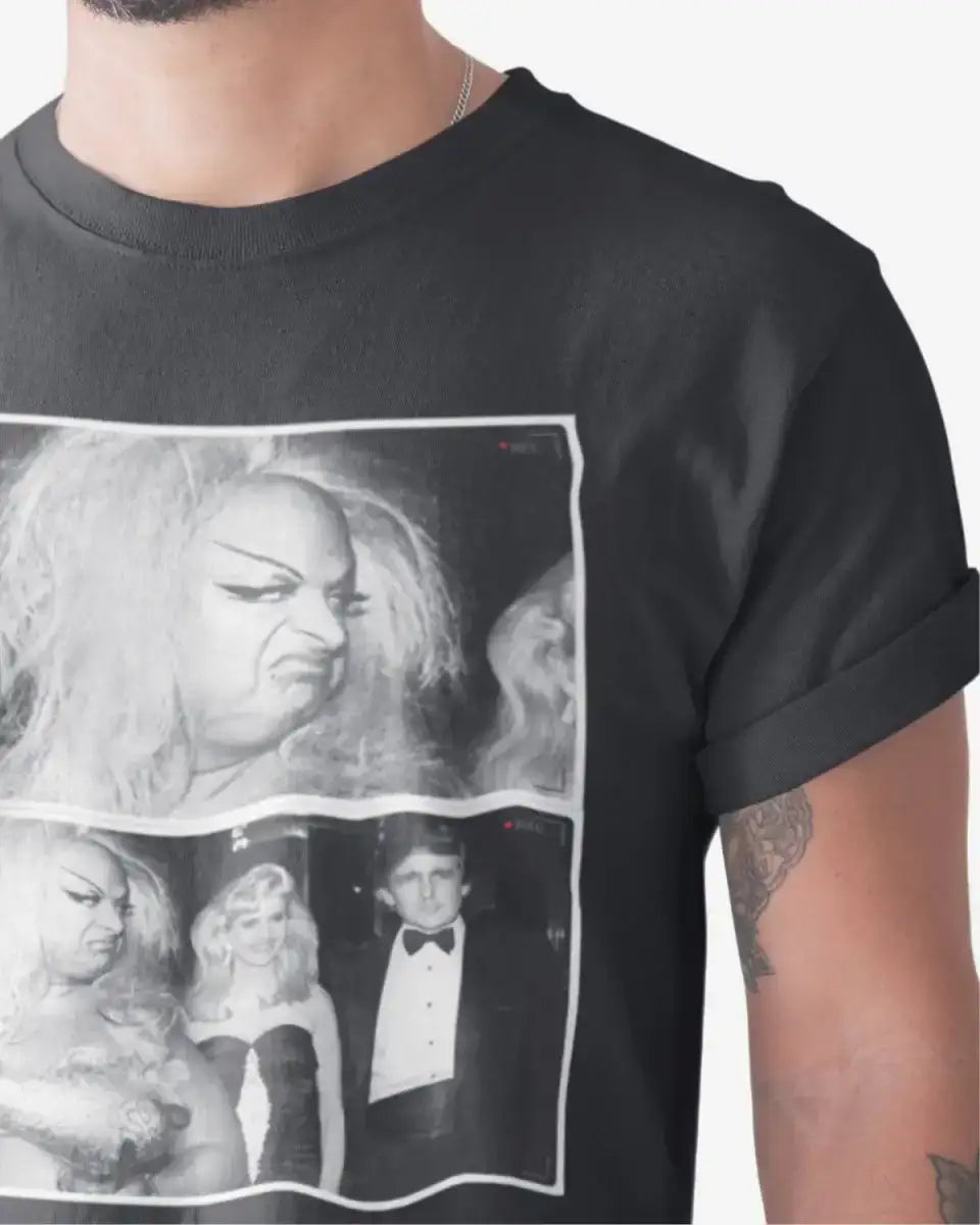 T318 - T-shirt - DIVINE / TRUMP - Funny Outfits