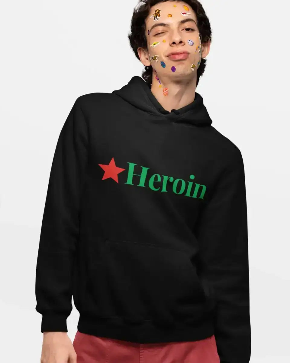 H106 - Hoodie - Heroin - Funny Outfits