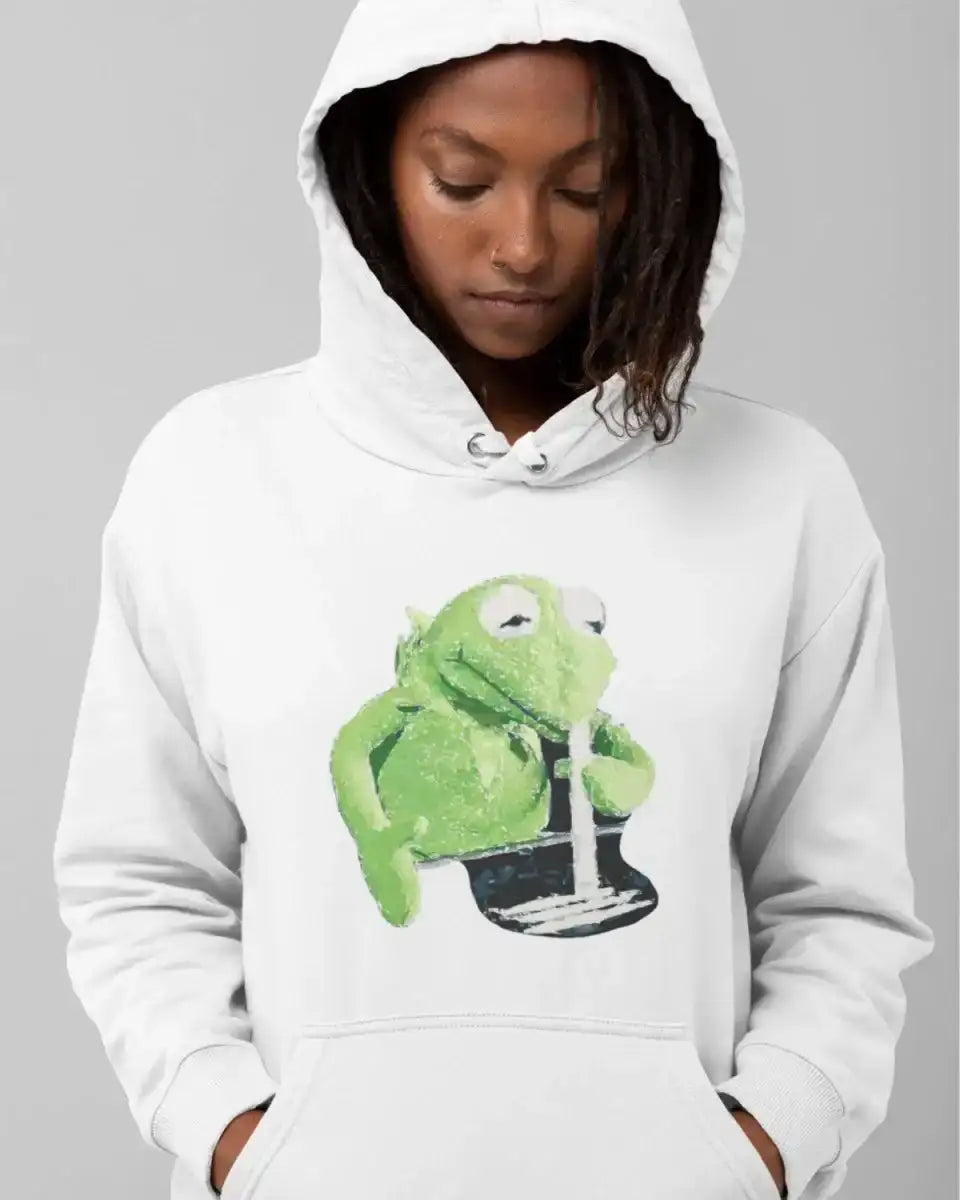 H114 - Hoodie - Snort Frog - Funny Outfits