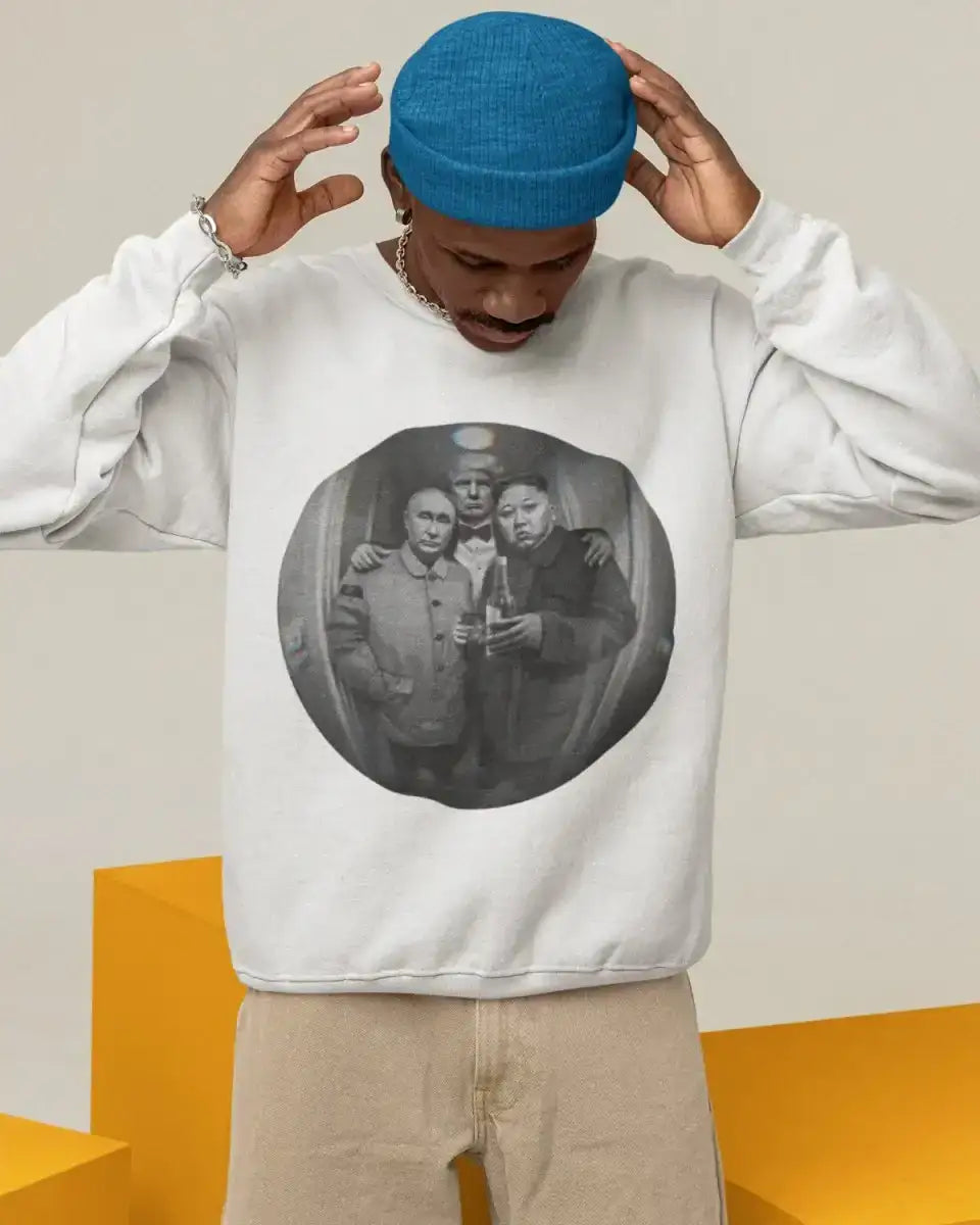 S305 - Sweatshirt - Putin & Kim & Trump - Funny Outfits