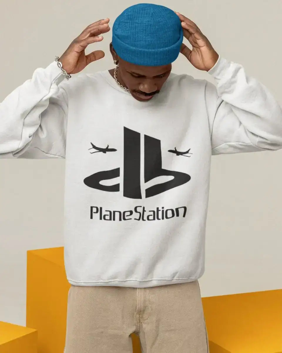 S310 - Sweatshirt - PlaneStation - Funny Outfits