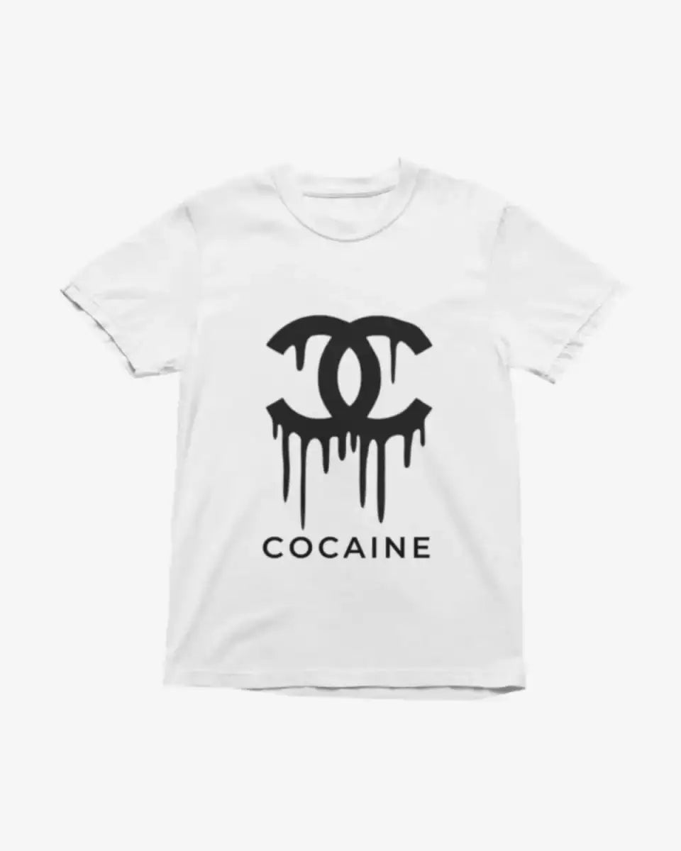 T108 - T-shirt - Cocaine - Funny Outfits