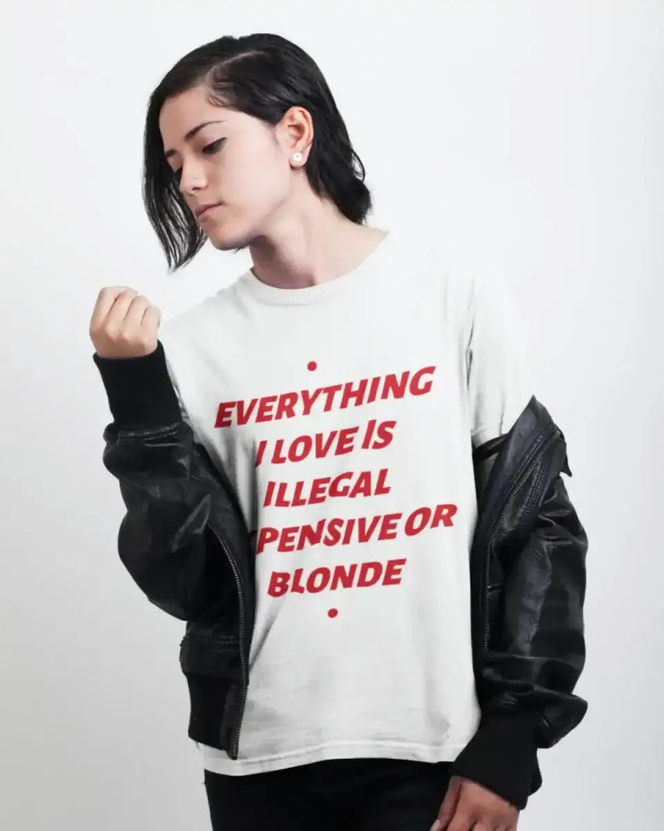 T213 - T-shirt - Illegal Love - Funny Outfits