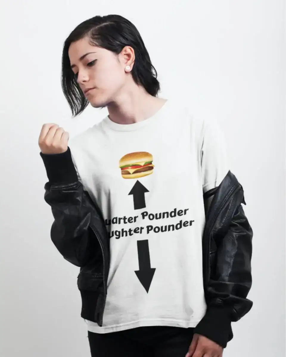 T215 - T-shirt - Quarter Pounder - Funny Outfits