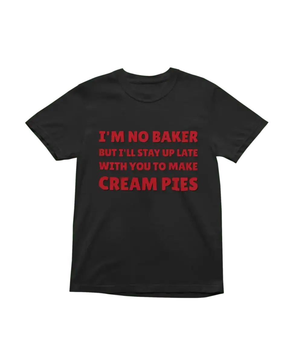 T223 - T-shirt - Cream Pie - Funny Outfits