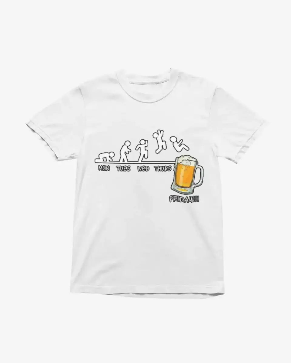 T236 - T-shirt - Monday to Friday - Funny Outfits