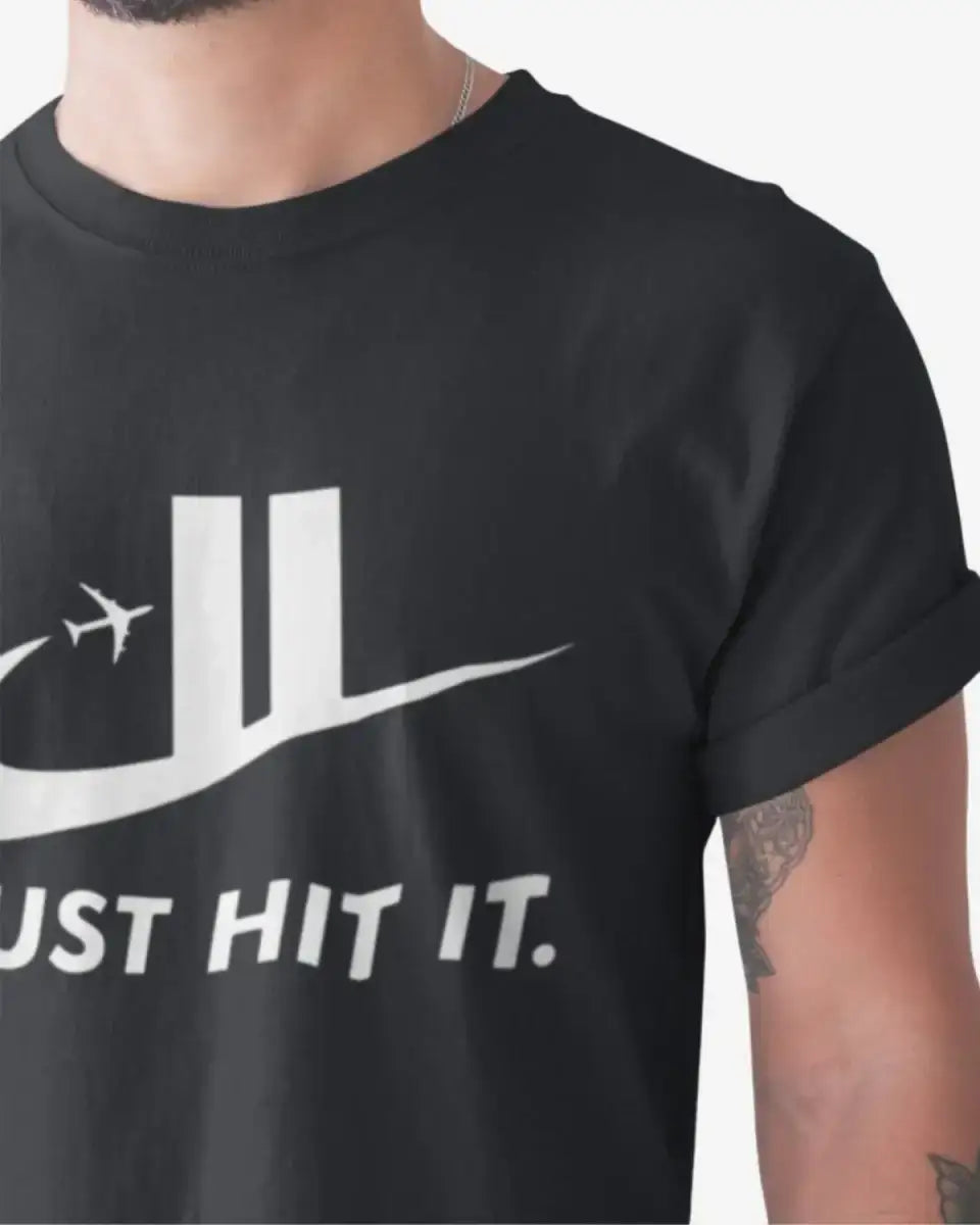 T308 - T-shirt - Just Hit It - Funny Outfits