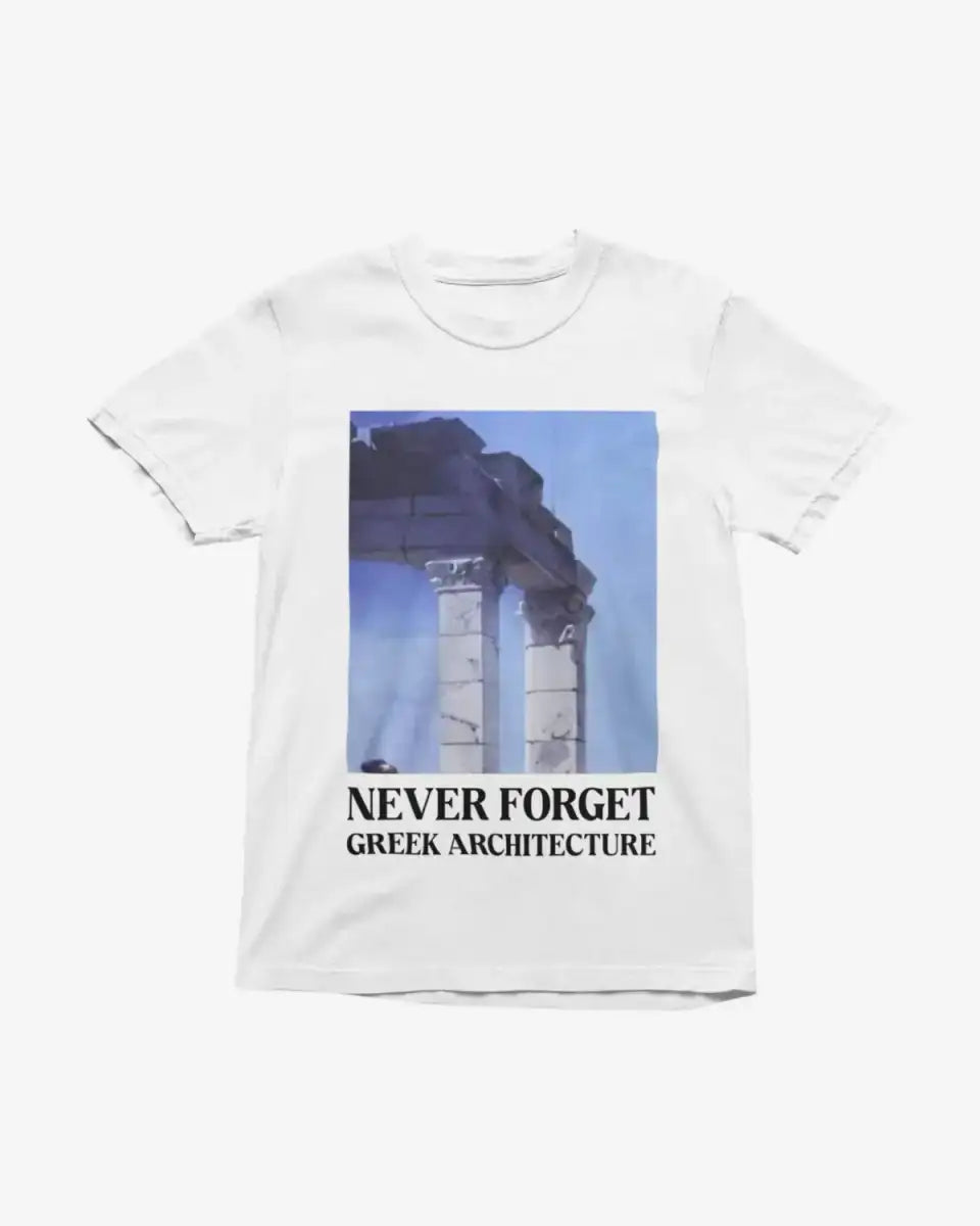 T329 - T-shirt - Greek Architecture - Funny Outfits