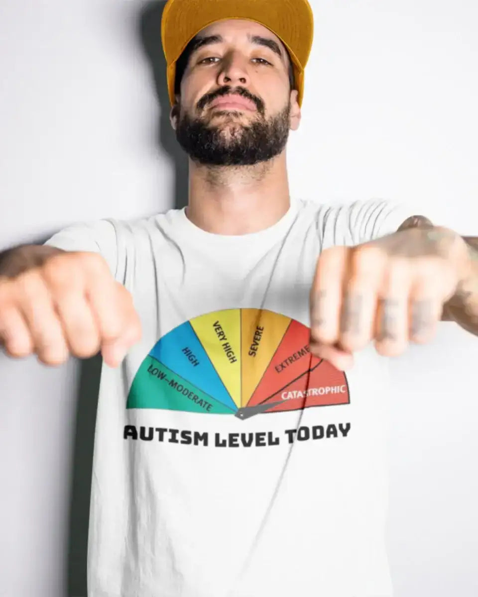 T409 - T-shirt - Autism Level Today - Funny Outfits